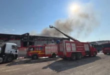 fabrika yangını - Gaziantep'te Fabrika Yangını: 2 Yaralı