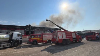 fabrika yangını - Gaziantep'te Fabrika Yangını: 2 Yaralı