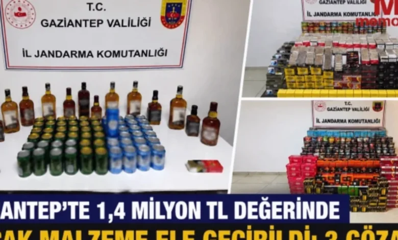 Gaziantep kaçak mal - Gaziantep'te Kaçak Mal'e Büyük Darbe