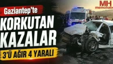Gaziantep kazalar - Gaziantep'te Kazalar: 4 Yaralı