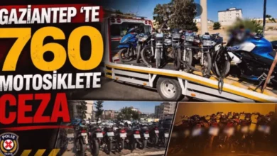 motosiklet trafik cezaları - Gaziantep'te Motosiklet Trafik Cezaları: 9 Milyon TL