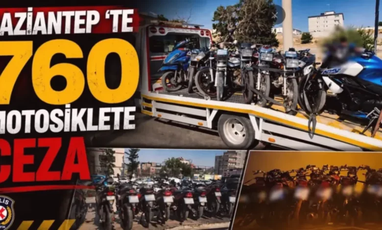 motosiklet trafik cezaları - Gaziantep'te Motosiklet Trafik Cezaları: 9 Milyon TL