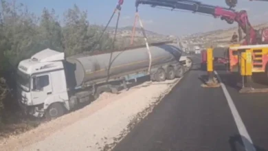 gelin konvoyu tanker - Gelin Konvoyu Korkuttu: Tanker Ormana Uçtu