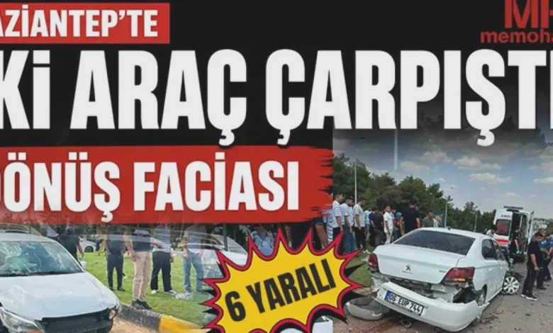 Gaziantep kaza - Hayvanat Bahçesi Kavşağında Kazazedeler