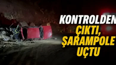 İdilli yaralı kaza - İdilli Yaralı Kaza: İdilli'de Şarampole Devrilen Araç - Y...