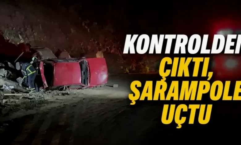 İdilli yaralı kaza - İdilli Yaralı Kaza: İdilli'de Şarampole Devrilen Araç - Y...