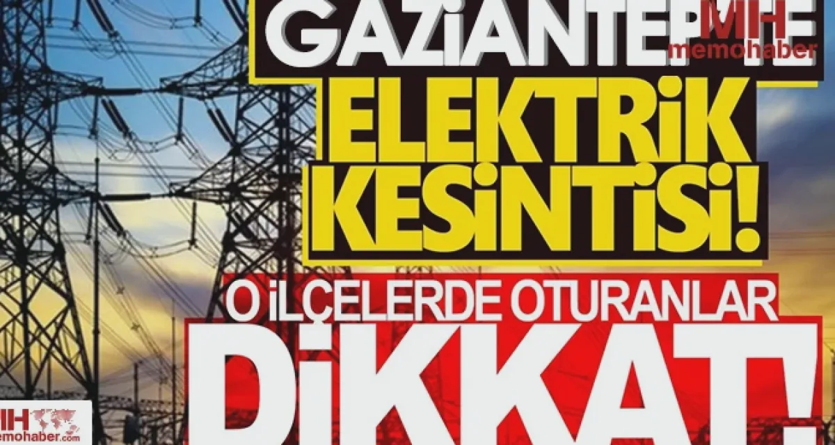 İslahiye'de Elektrik Kesintisi: Şebeke İyileştirme Çalışm...
