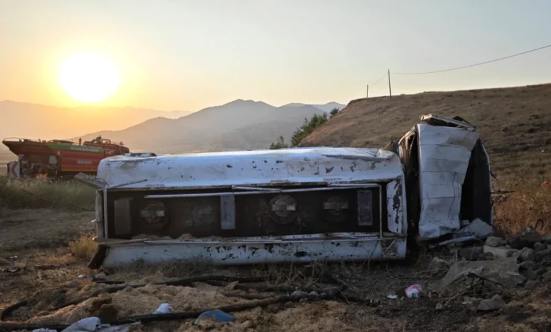 İslahiye tanker kazası - İslahiye'de Tanker Kazası: 2 Yaralı