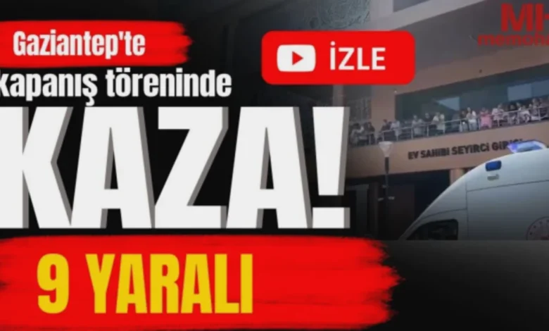 Gaziantep'te kaza - Kapanışta Gaziantep'te Yaralı Kaza