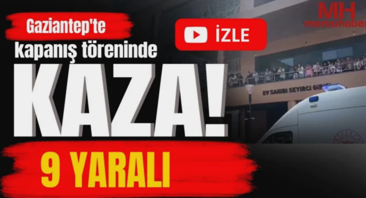 Kapanışta Gaziantep'te Yaralı Kaza