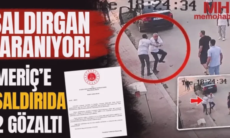 Milletvekili Saldırı - Milletvekili Meriç'e Saldırı: 5 Gözaltı