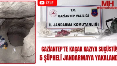 kaçak kazı - Nizip'te Kaçak Kazı: 5 Şüpheli Suçüstü