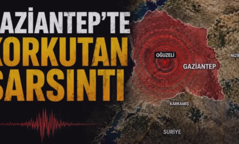 Oğuzeli deprem - Oğuzeli'nde Hafif Sarsıntı: Gaziantep Derin Bir Nefes Aldı
