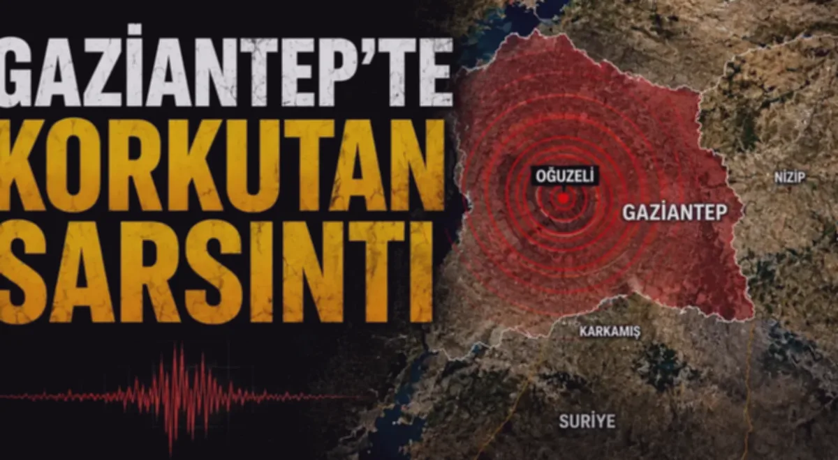 Oğuzeli'nde Hafif Sarsıntı: Gaziantep Derin Bir Nefes Aldı