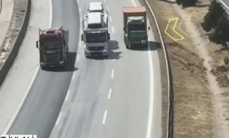 otoyol güvenliği - Otoyol Güvenliği: 1123 Cezaya Dron Tepkisi