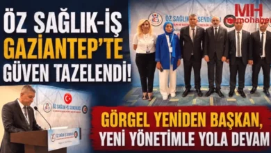 Öz Sağlık-İş Gaziantep - Öz Sağlık-İş Gaziantep'te Güven Tazeledi