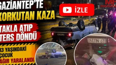 korkunç kaza - Özdemirbey'de Kaza: Ters Dönen Araç