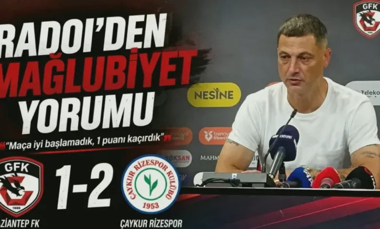 Gaziantep FK taraftar - Radoi: Gaziantep FK Taraftar Tepkisinde Haklı