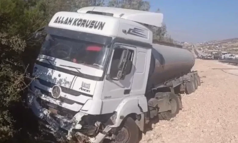 tanker kaza - Tanker Ormanlık Alana Kaydı: Yaşam Ucuz Kurtuldu
