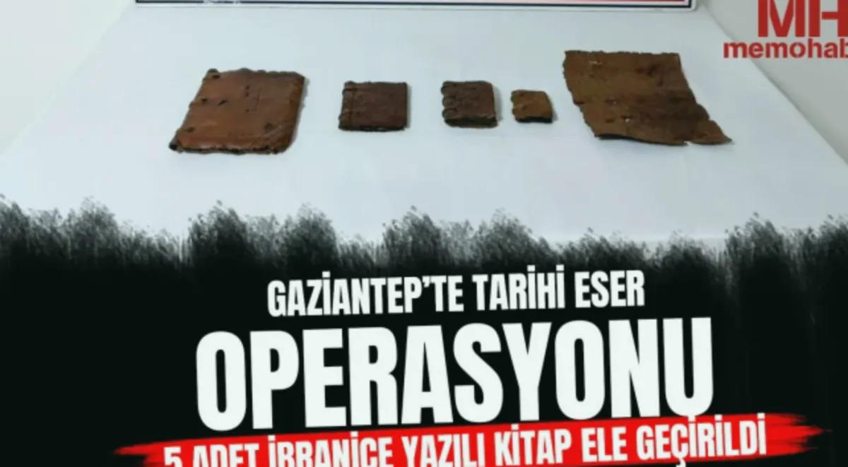 Tarihi Kitap Kaçakçılarına Araban'da Darbe