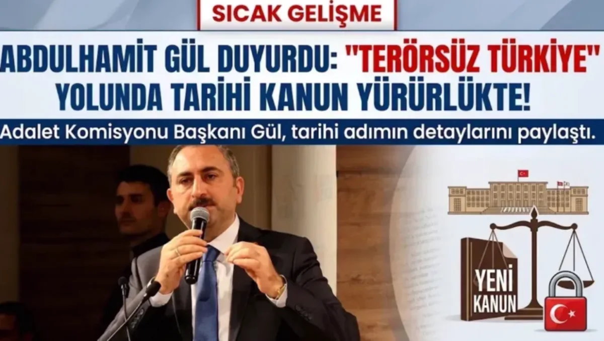 Terörsüz Türkiye İçin Kanun Yürürlükte