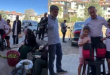 biber dizme geleneği - Vali Çeber'den Biber Dizme Geleneğine Konukluk