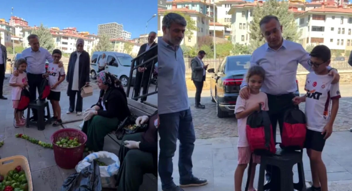 Vali Çeber'den Biber Dizme Geleneğine Konukluk