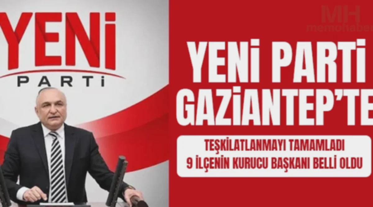 Yeni Parti Gaziantep'te Siyasi Motoru Çalıştırdı