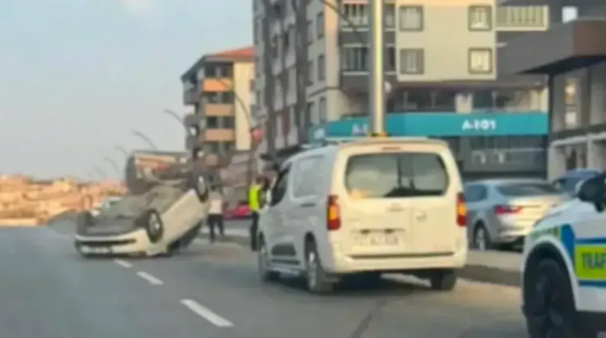 Yeşilvadi'de Lüks Araç Takla Attı: Gaziantep Trafik Kazası
