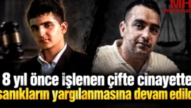 çifte cinayet davası - Çifte Cinayet Davası: 8 Yıl Sonra Mahkemede