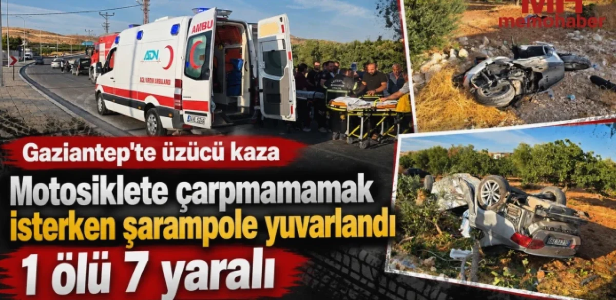 Fıstıkkent Kazası: 1 Can Kaybı, 7 Yaralı