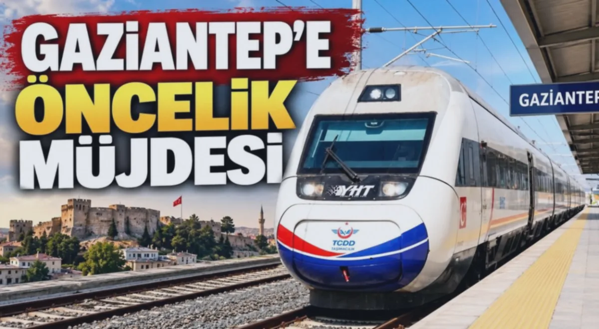 Gaziantep Demiryolu Yükseliyor
