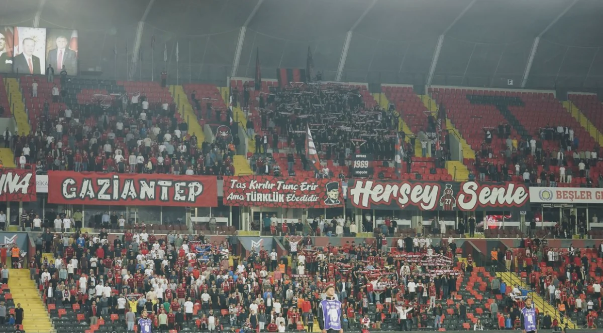 Gaziantep FK Taraftar Desteği: 13. Sıra