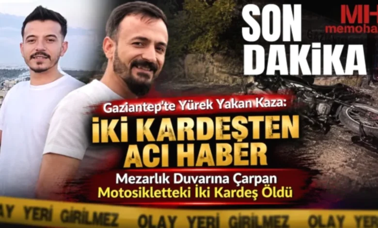motosiklet kazası - Gaziantep Kardeş Acısı: Motosiklet Felaketi