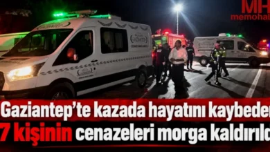 Gaziantep can kaybı kazası - Gaziantep Kazasında 7 Can Yitirildi