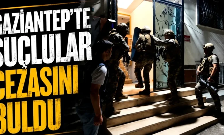 Gaziantep 448 kişi - Gaziantep'te 448 Kişi Yakalandı: Huzur İçin Operasyon