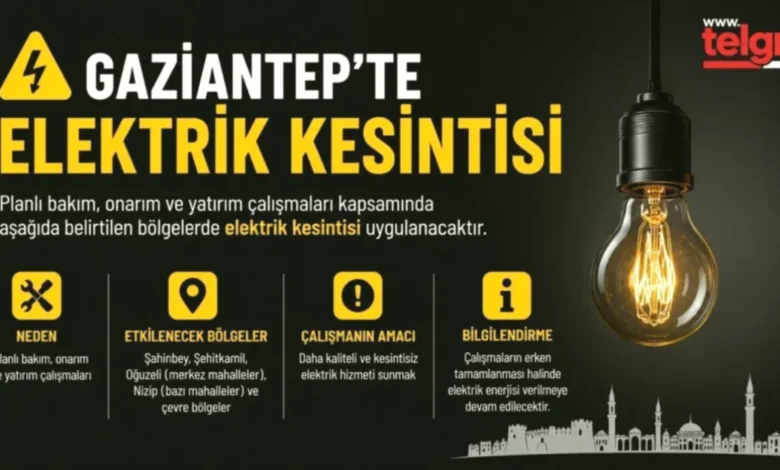 Gaziantep elektrik kesintisi - Gaziantep'te Elektrik Kesintisi: Detaylar ve Hazırlık