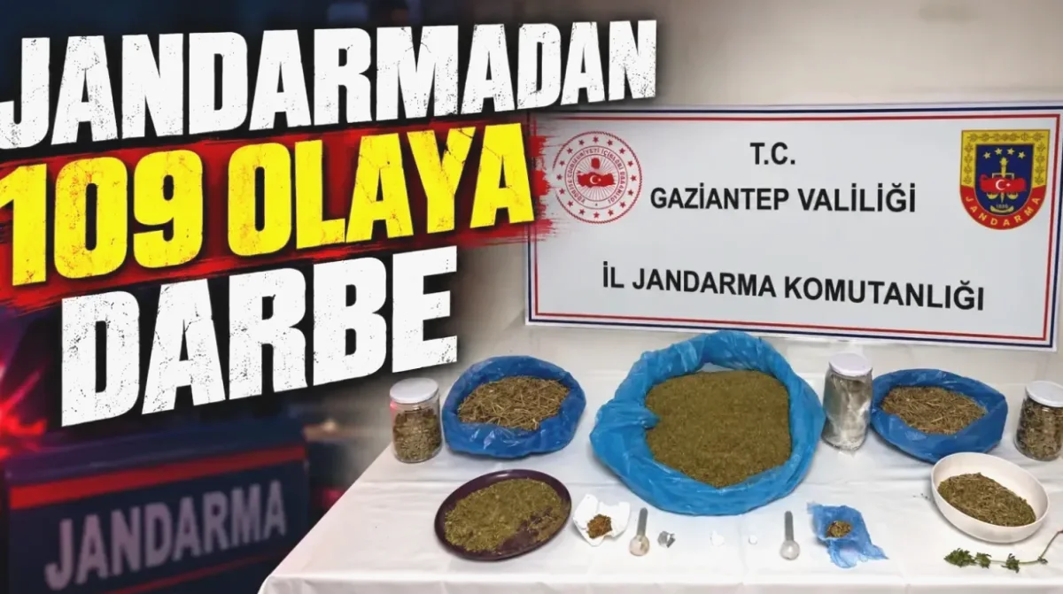 Gaziantep'te Narko Kaçakçılık: 166 Şüpheli Yakalandı