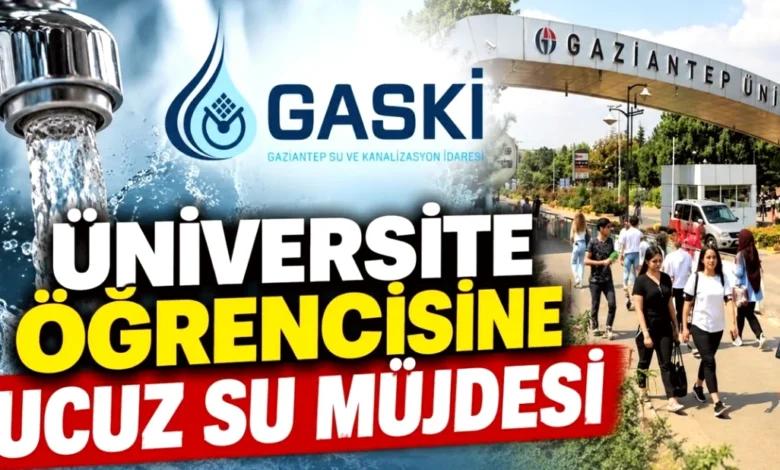 öğrenciye su indirimi - Gaziantep'te Öğrenciye %20 Su İndirimi