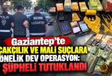 suç gelirleri operasyonu - Gaziantep'te Suç Gelirleri Operasyonu: Milyarlarca Lira H...