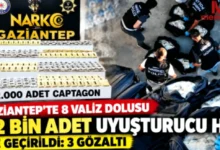 uyuşturucu hap - Gaziantep'te Uyuşturucu Haplar Saklandı