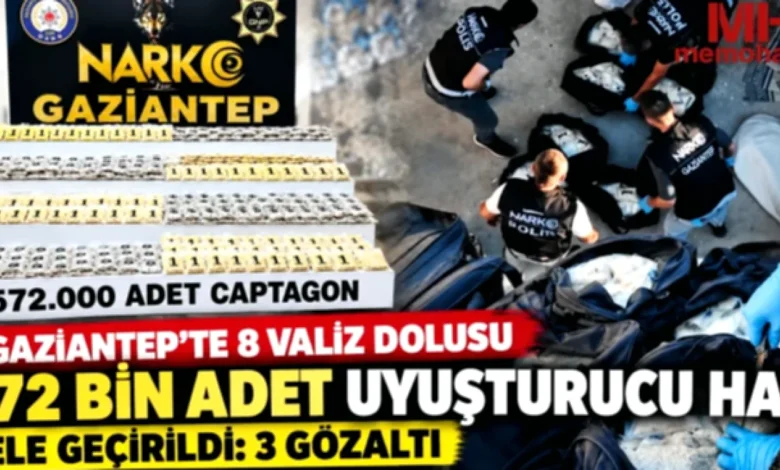 uyuşturucu hap - Gaziantep'te Uyuşturucu Haplar Saklandı
