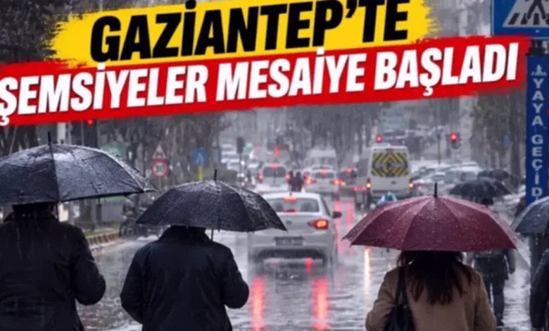 Gaziantep yağmur - Gaziantep'te Yağmur Sevinci: Güneş Gitti