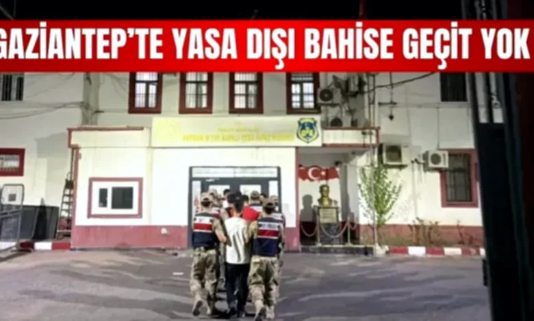 yasa dışı bahis - Gaziantep'te Yasa Dışı Bahis: 17 Gözaltı