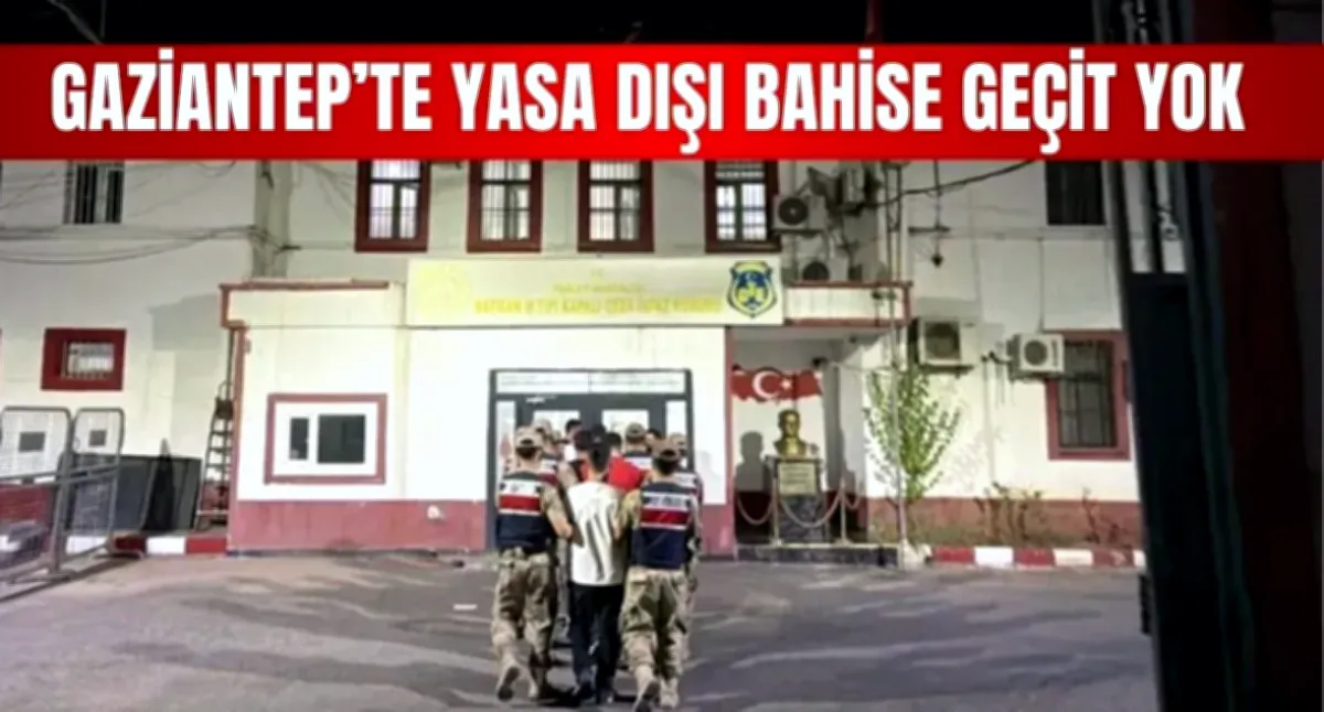 Gaziantep'te Yasa Dışı Bahis: 17 Gözaltı