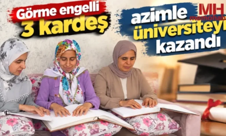 görme engelli kardeşler - Görme Engelli Kardeşler Üniversitede: Gaziantep Azmi