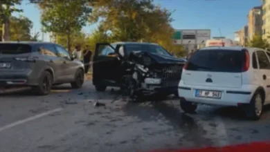 trafik kazası - İbrahimli'de Trafik Kazası: 2 Yaralı