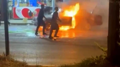 araç yangını - İslahiye'de Araç Yangını: Olay Yerinde Panik