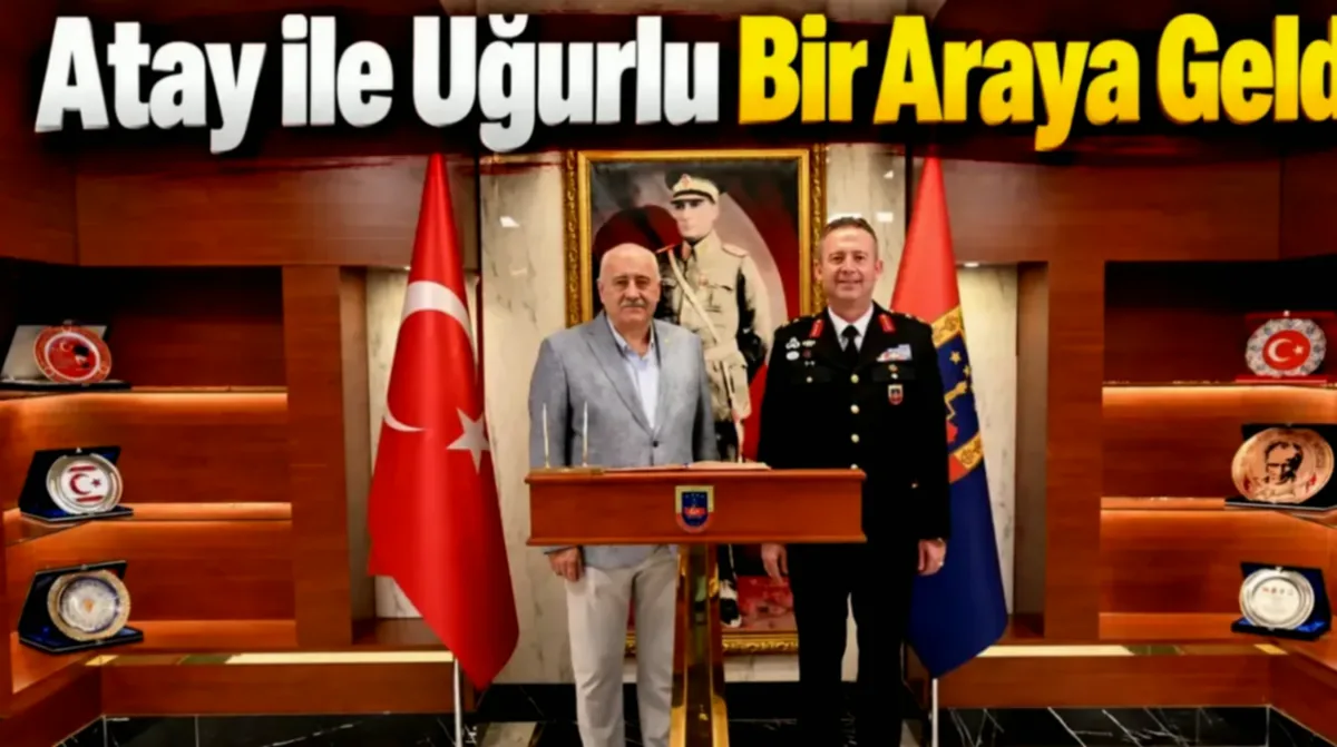 Jandarma Komutanı ve Vekilden Güvenlik Görüşmesi