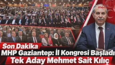 MHP Gaziantep İl Kongresi - MHP'de Gaziantep İl Kongresi: Yeni Dönem Kılıç ile Başlıyor